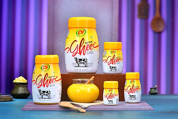 Premium organic ghee for sweet shops in Thrissur, available for wholesale & retail at Ganapathy Ghee.