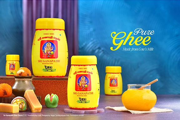 Pure Ghee for schools, colleges, hostels, and hospitals in Palakkad, made with traditional methods.