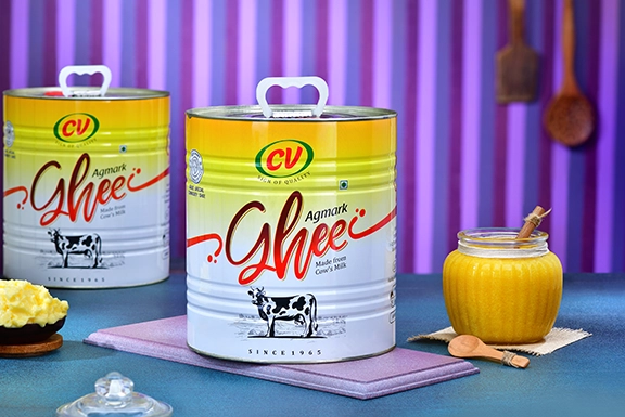 Wholesale desi ghee supplier for school, college, and hostel canteens in Guruvayur, Kerala.