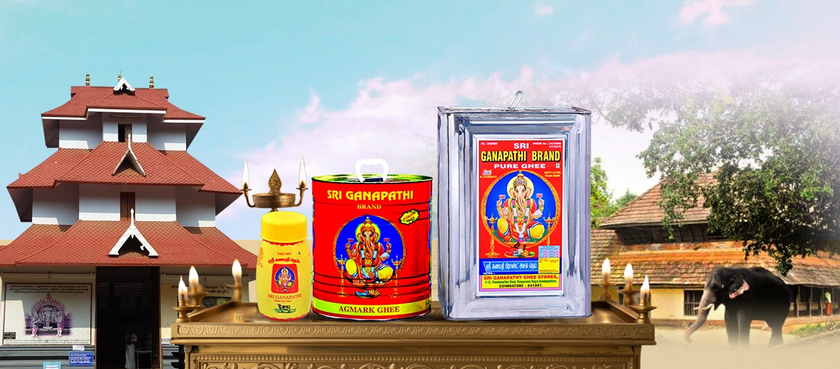 Pure and authentic A2 cow ghee from Guruvayur's trusted ghee manufacturer and bulk supplier