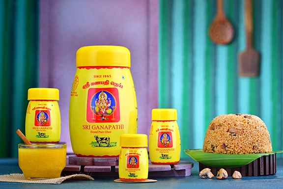 Fresh pure ghee for sweet shops in Kumbakonam to enhance flavor and freshness in sweets.